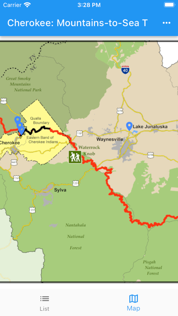 Cherokee MountainsToSea Trail