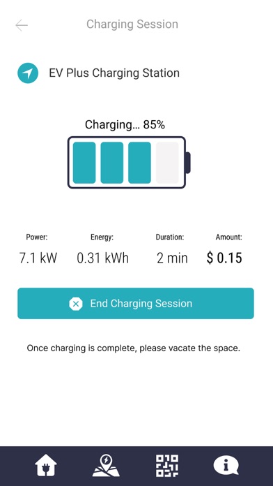 EV+ Charging Screenshot