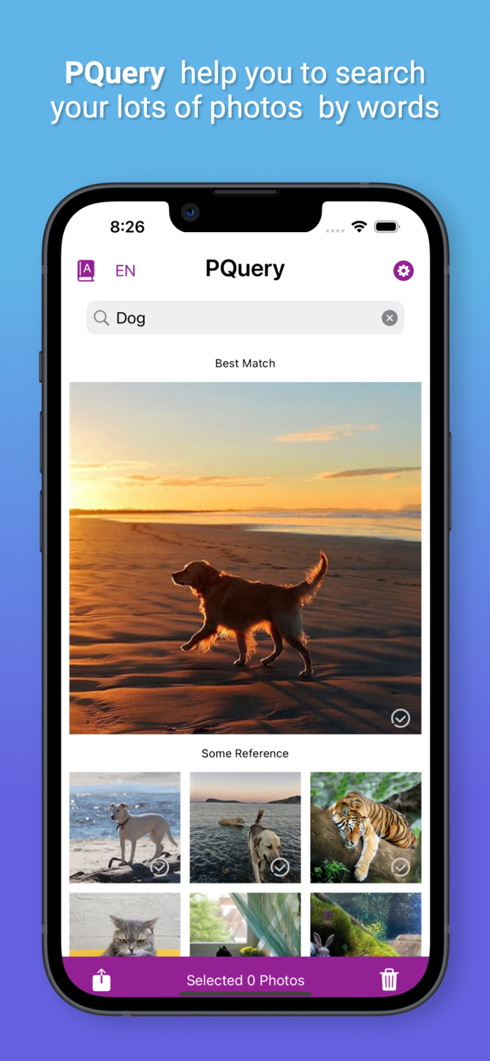 PQuery-AI Photo finder editor