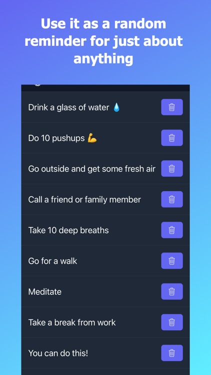 Random Reminder App screenshot-4