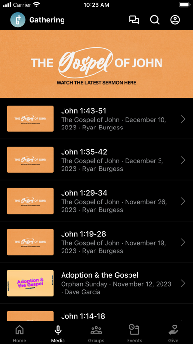 Gathering Church Fort Walton Screenshot