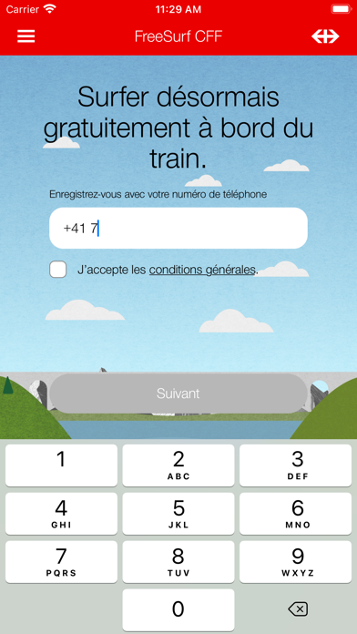 Screenshot #1 pour SBB FreeSurf