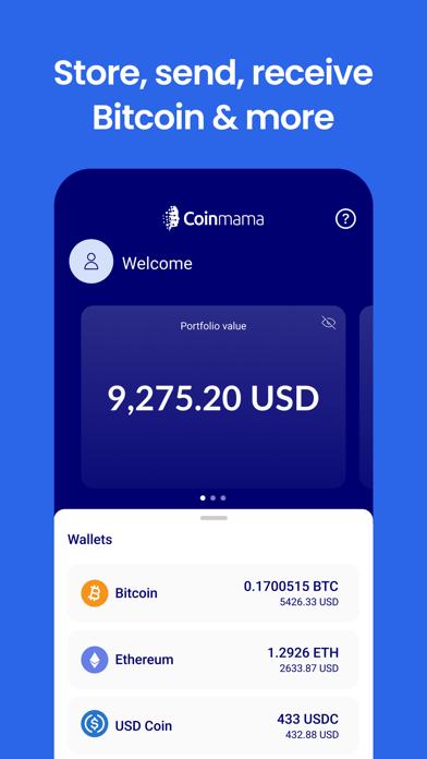 Coinmama: Crypto Wallet App Screenshot