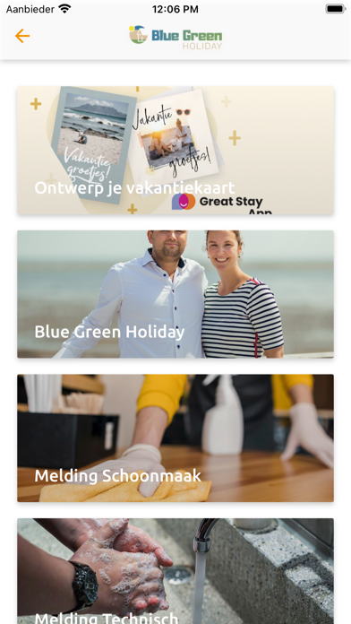 Blue Green Holiday Screenshot