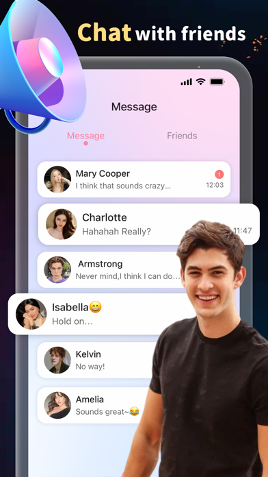 RoleChat - Text,Call,Meet Screenshot