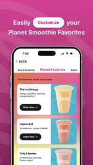 planet smoothie iphone screenshot 3