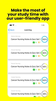cancer nursing exam review iphone screenshot 2