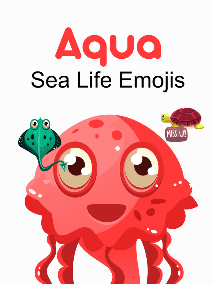 Aqua Sea Life EMojis