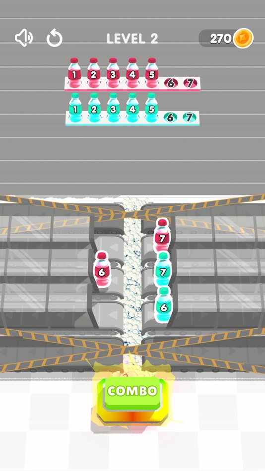 #1. Bottles Up! (iOS) 由: Virtual Projects Oyun Yazilim Ve Teknoloji