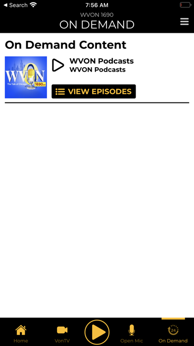 WVON 1690AM Screenshot