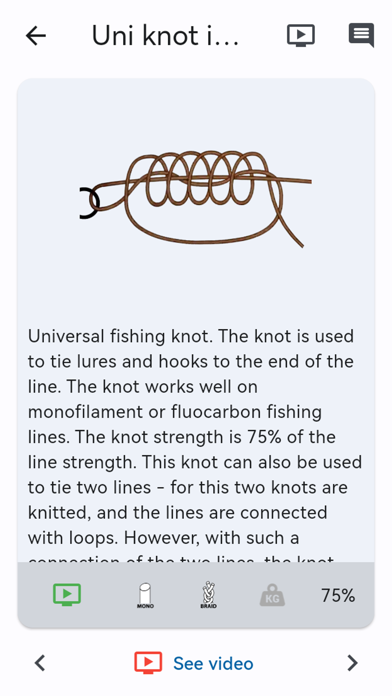 Fishing Knots Pro Screenshot