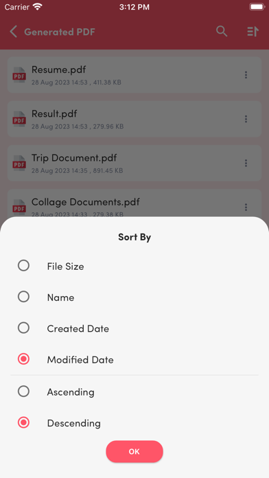 PDF Converter - JPG to PDF Screenshot