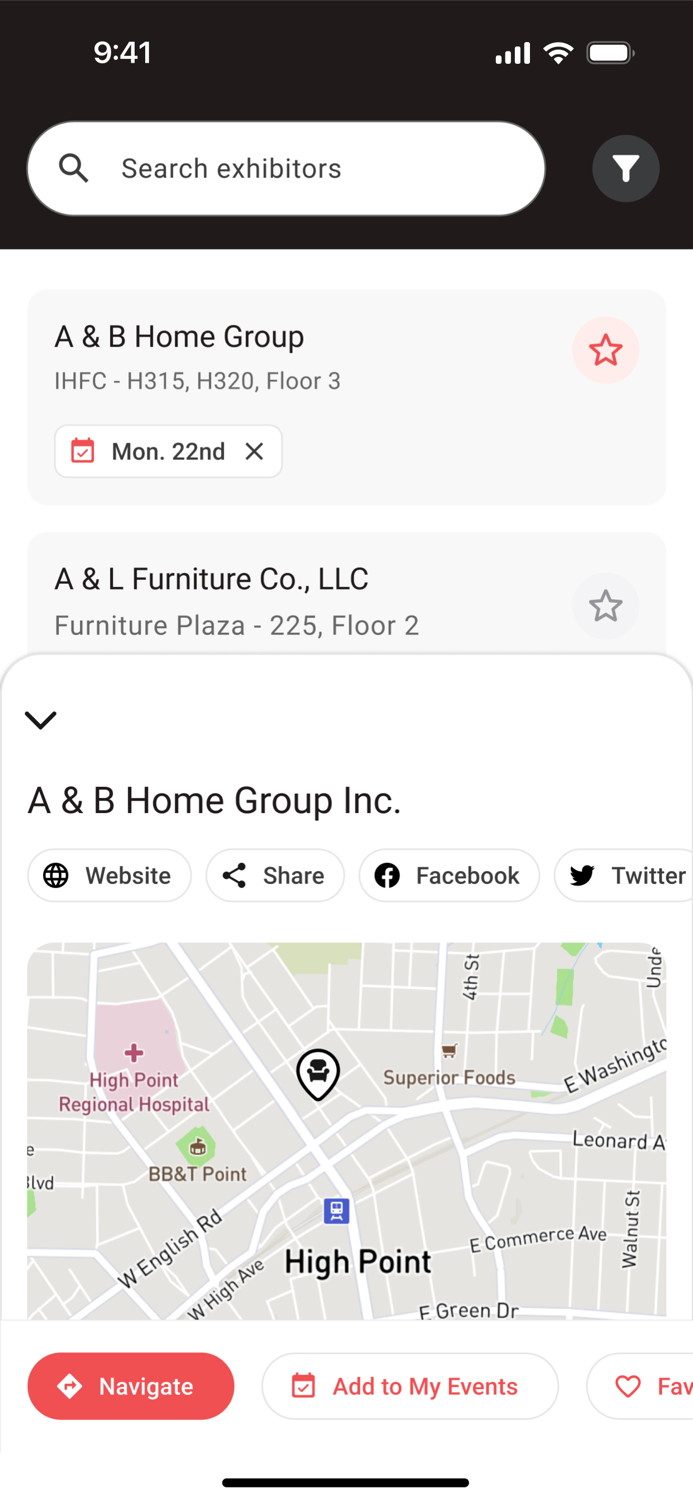 High Point Market App