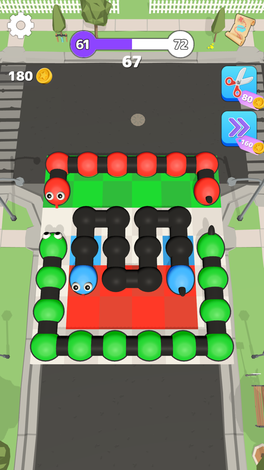 #5. Rainbow Snake! (iOS) 由: NoBrain Studio