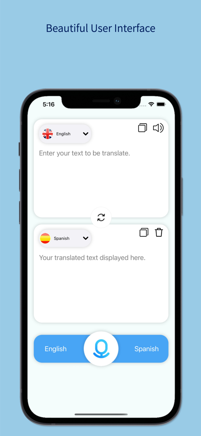 Speak and Translate App