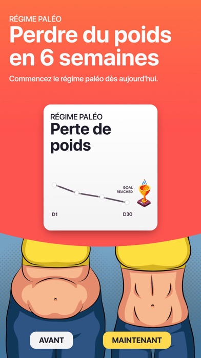 Screenshot #1 pour Paléo Recettes Régime App