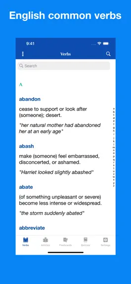 Game screenshot English Common Verbs mod apk
