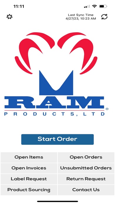 Ram Products, Ltd. Screenshot