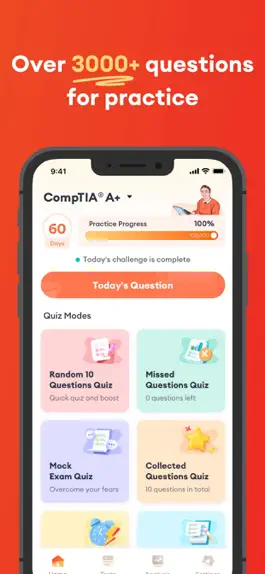 Game screenshot CompTIA Exam Prep 2023 apk