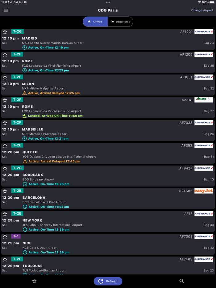 Paris CDG Airport Flights