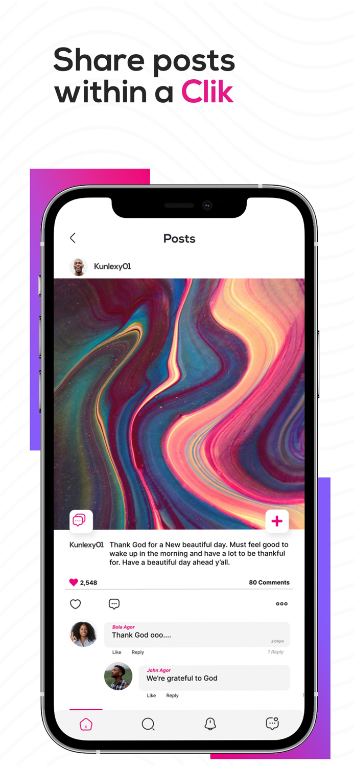 Clik - Create your safe space