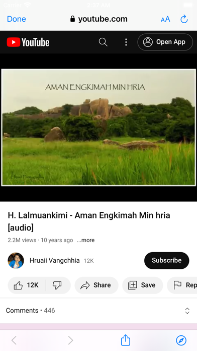 Worship Lyrics Mara&Mizo Screenshot