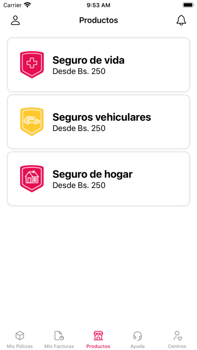 BISA Seguros Screenshot