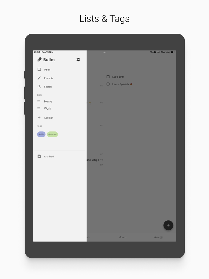 Bullet Journal and Planner