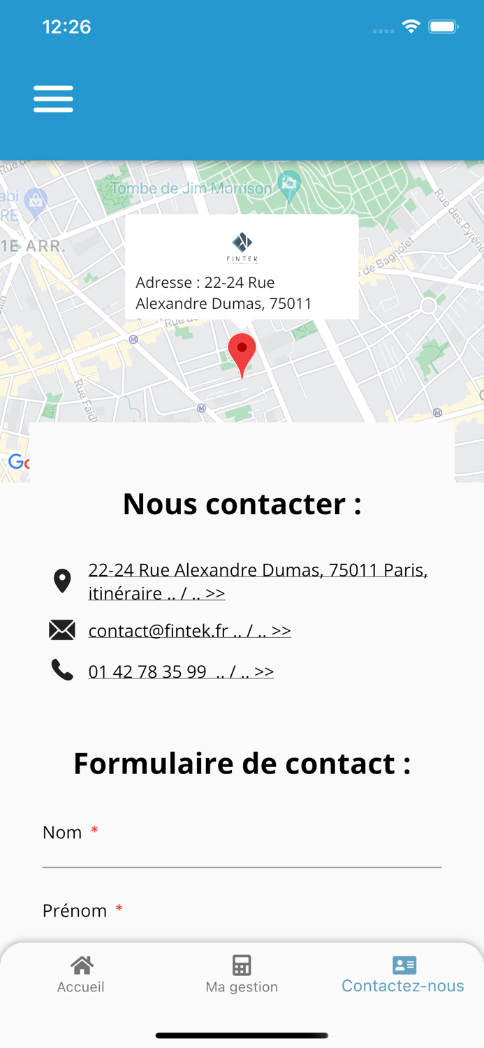 Fintek - Comptable à Paris