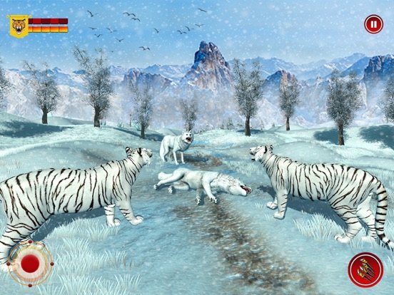 Wild Snow Tiger Safari Animal screenshot 2