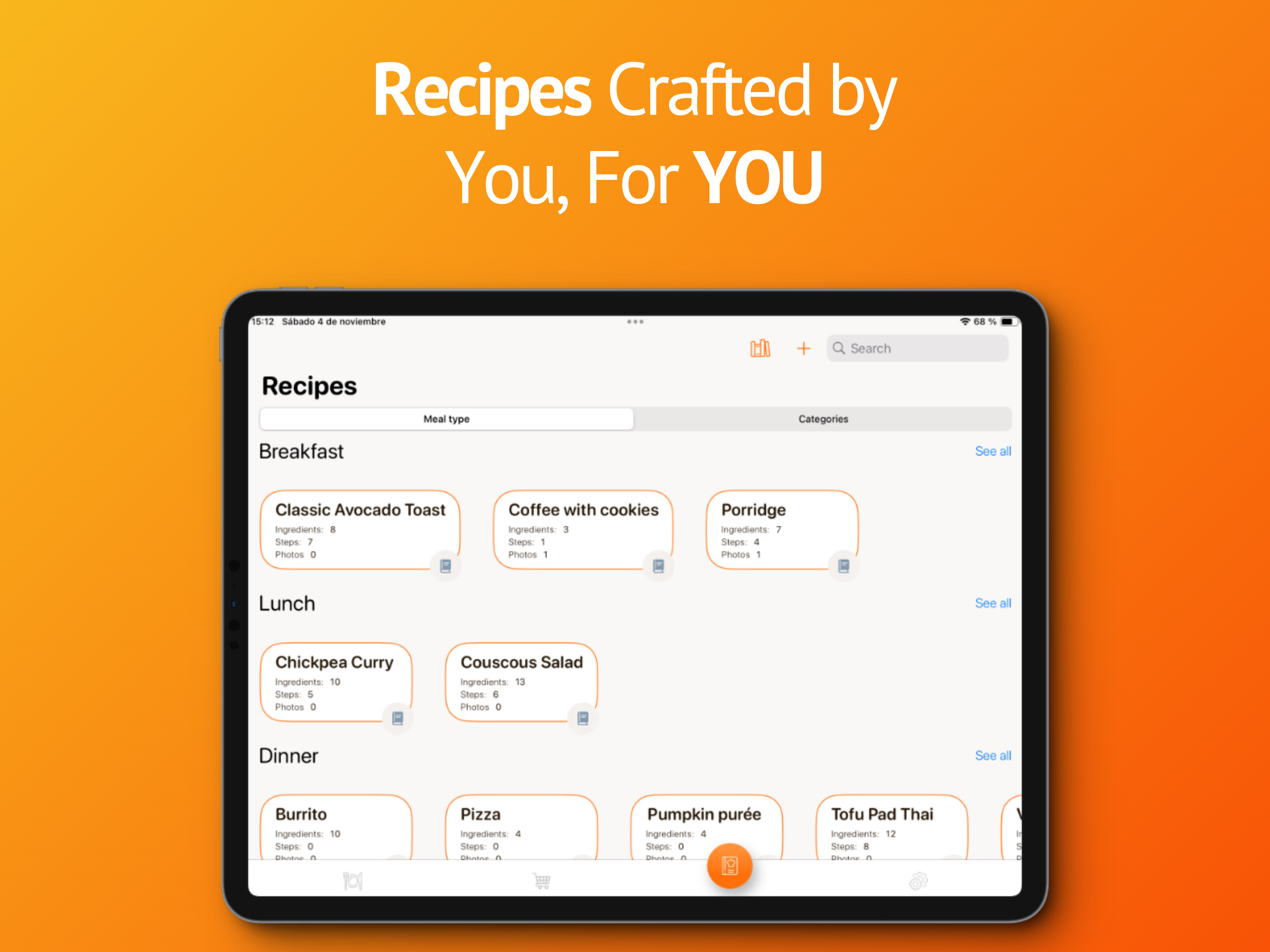 Meal Planner: Weekly Menu Prep