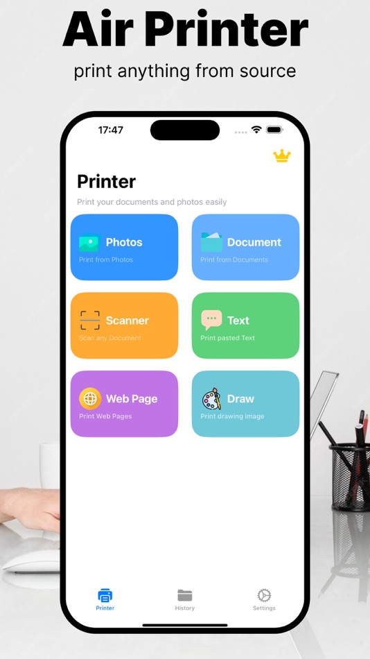 #1. Printer App-Smart iPrint, Scan (iOS) 由: Tatiana Belova