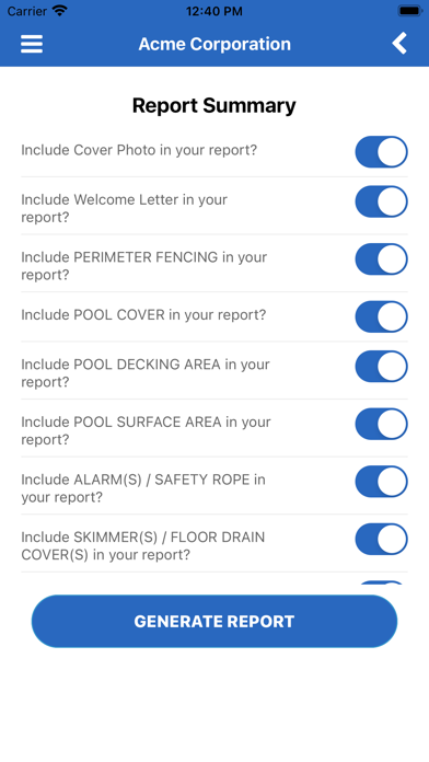 Pro Pool Inspectors Screenshot