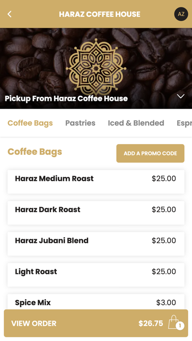 Haraz Coffee House Screenshot