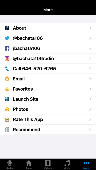 Bachata106 Screenshot
