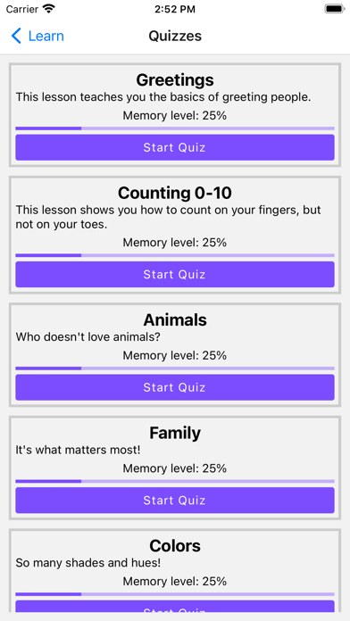 Boom! Languages Screenshot