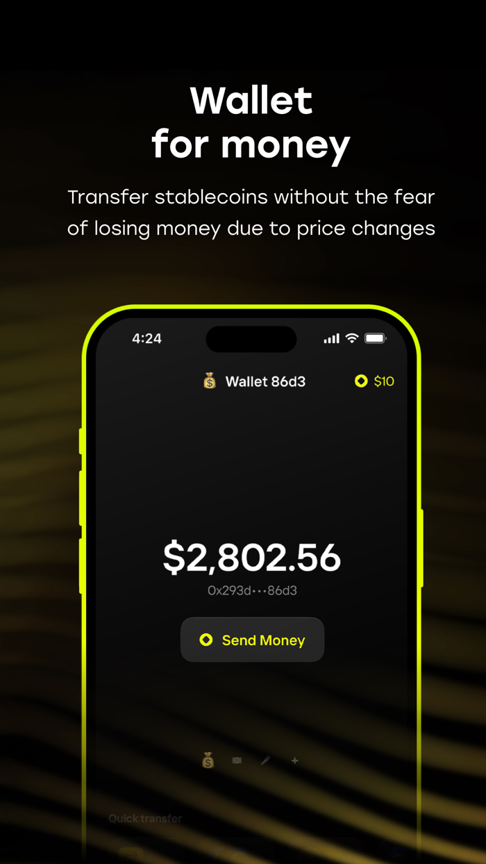 Leto - Transfer crypto