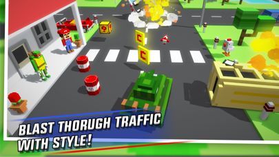 Crossy Brakes : Blocky Racerのおすすめ画像2