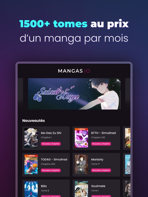 Screenshot #4 pour Mangas.io - 100% manga, 0% pub