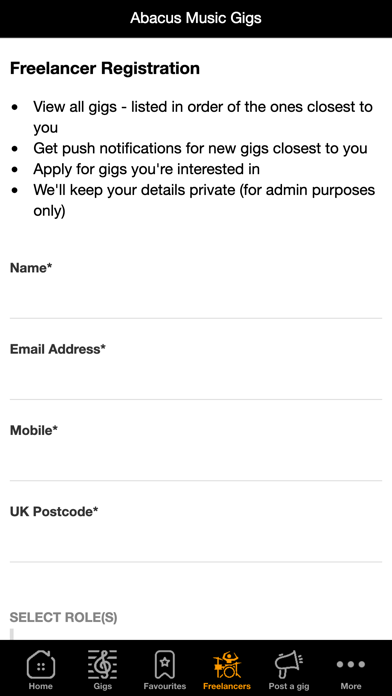 Screenshot 4 of Abacus Music Gigs App