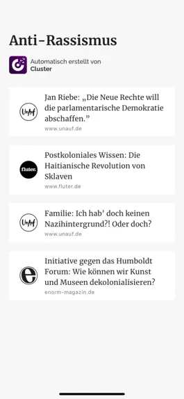 Game screenshot Cluster - Gemeinsam informiert apk