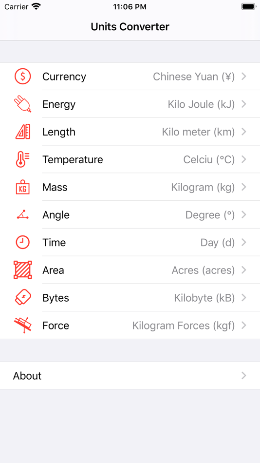 All Units Convertor - 1.3.6 - (iOS)