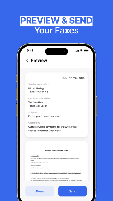 FaxUp - Send Fax From Phone Screenshot
