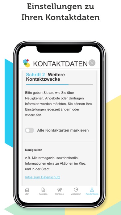 Gewobag Service-App Screenshot