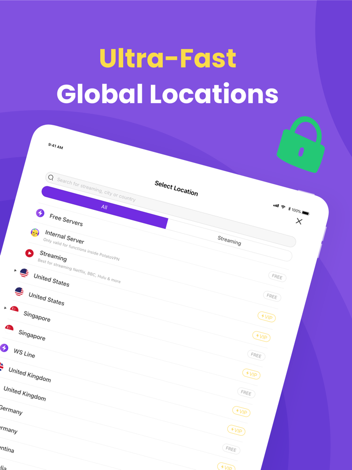 VPN PotatoVPN -Fast WiFi Proxy