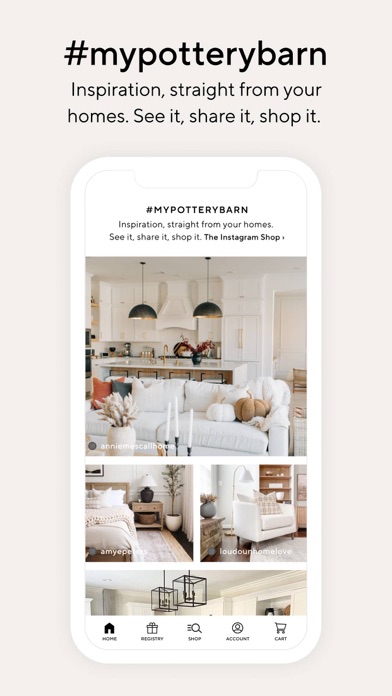 Pottery Barn Screenshot