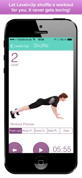 Game screenshot Level+Up Exercise Workout mod apk