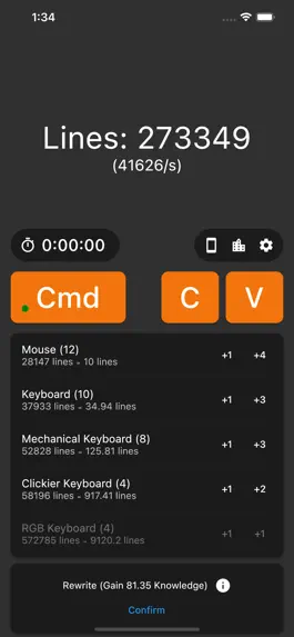 Game screenshot Cmd C - An Idle Game mod apk