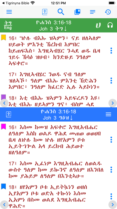 Aksum Tsion Audio Bible Screenshot
