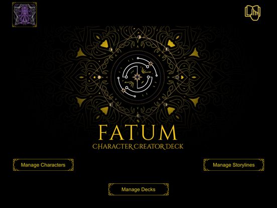 Screenshot #4 pour Fatum Character Creator Deck